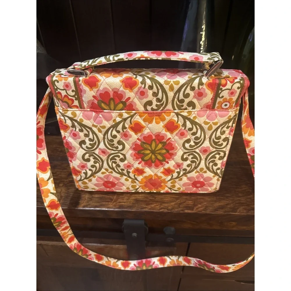 Vera Bradley Quilted Julia Crossbody Bag In Folkloric Pattern